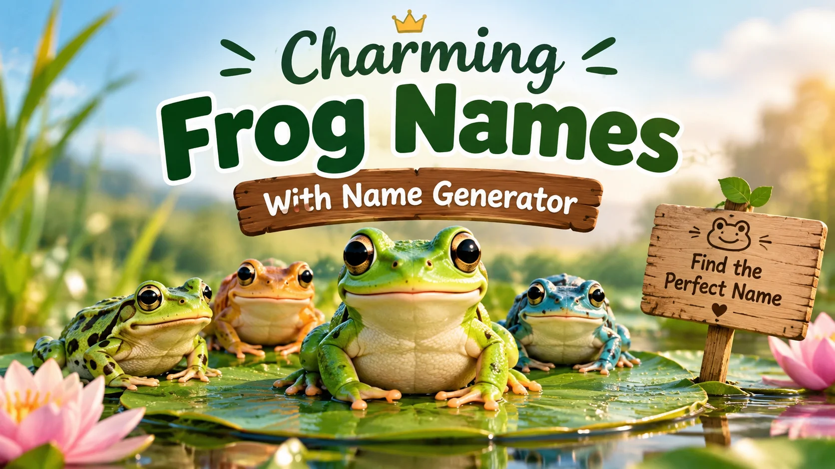 Charming Frog Names With Name Generator