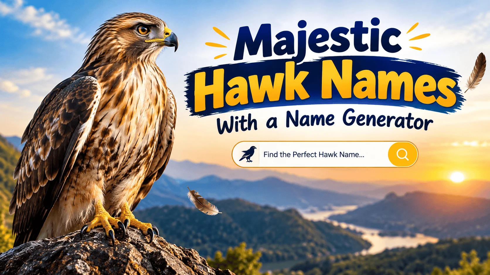 500+ Majestic Hawk Names With a Name Generator