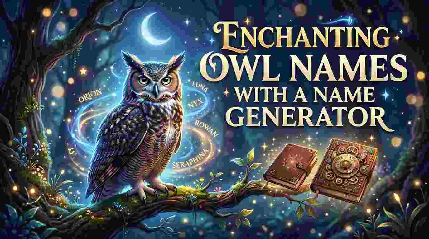 500+ Enchanting Owl Names With a Name Generator