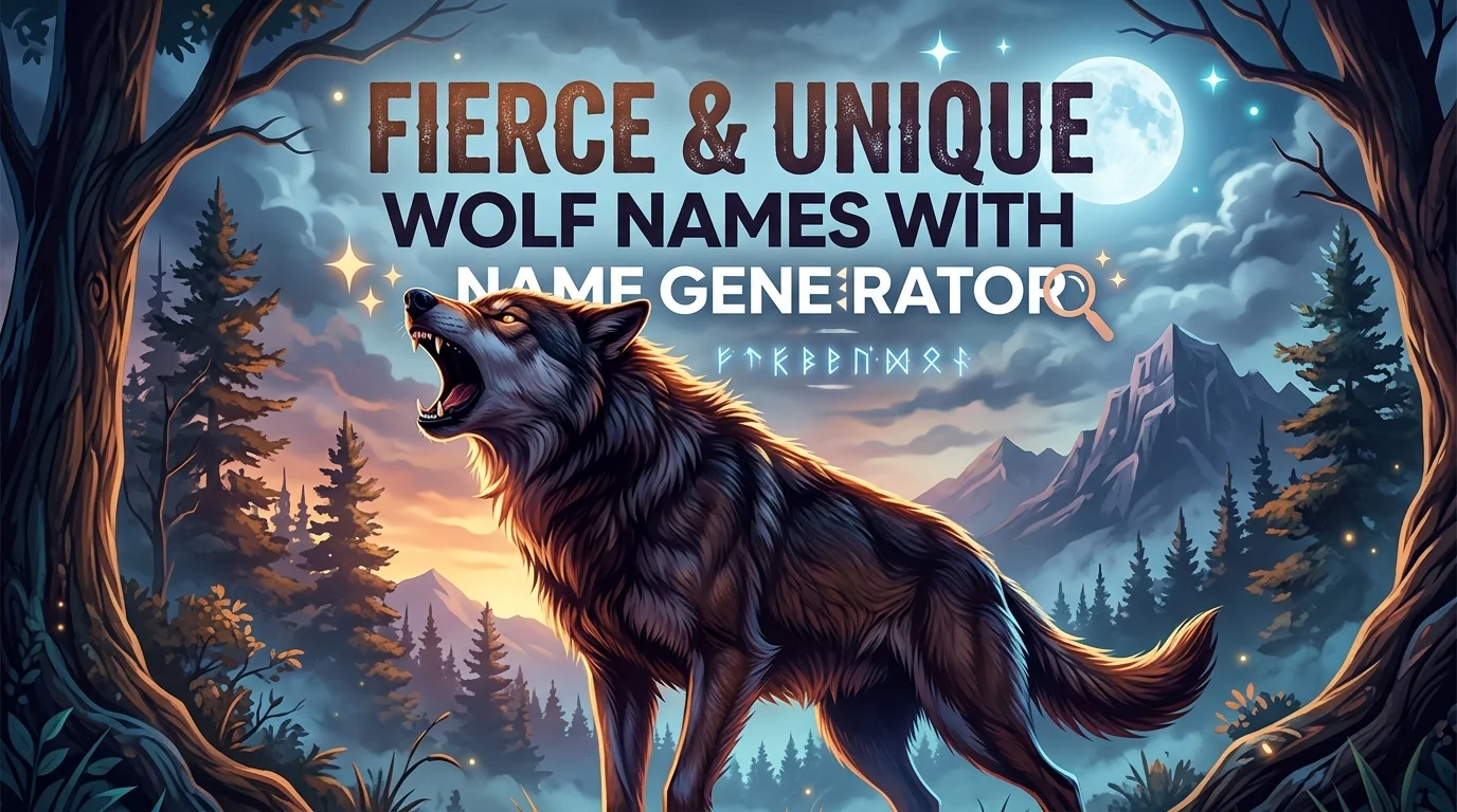400+ Fierce & Unique Wolf Names With Name Generator