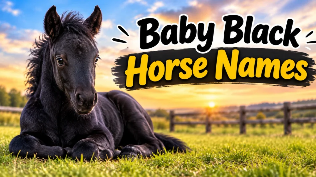 Baby Black Horse Names