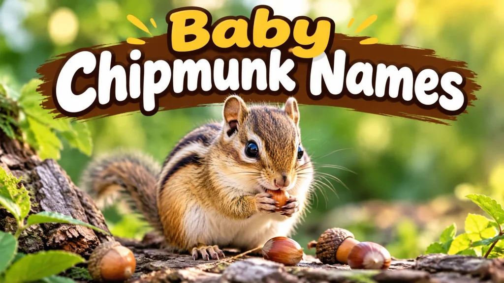Baby Chipmunk Names
