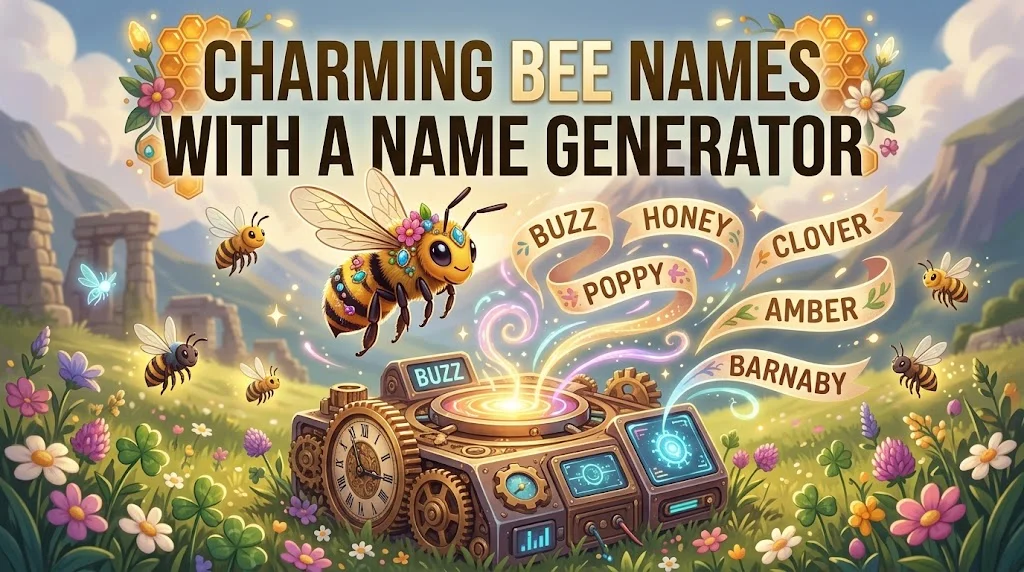 Charming Bee Names With a Name Generator