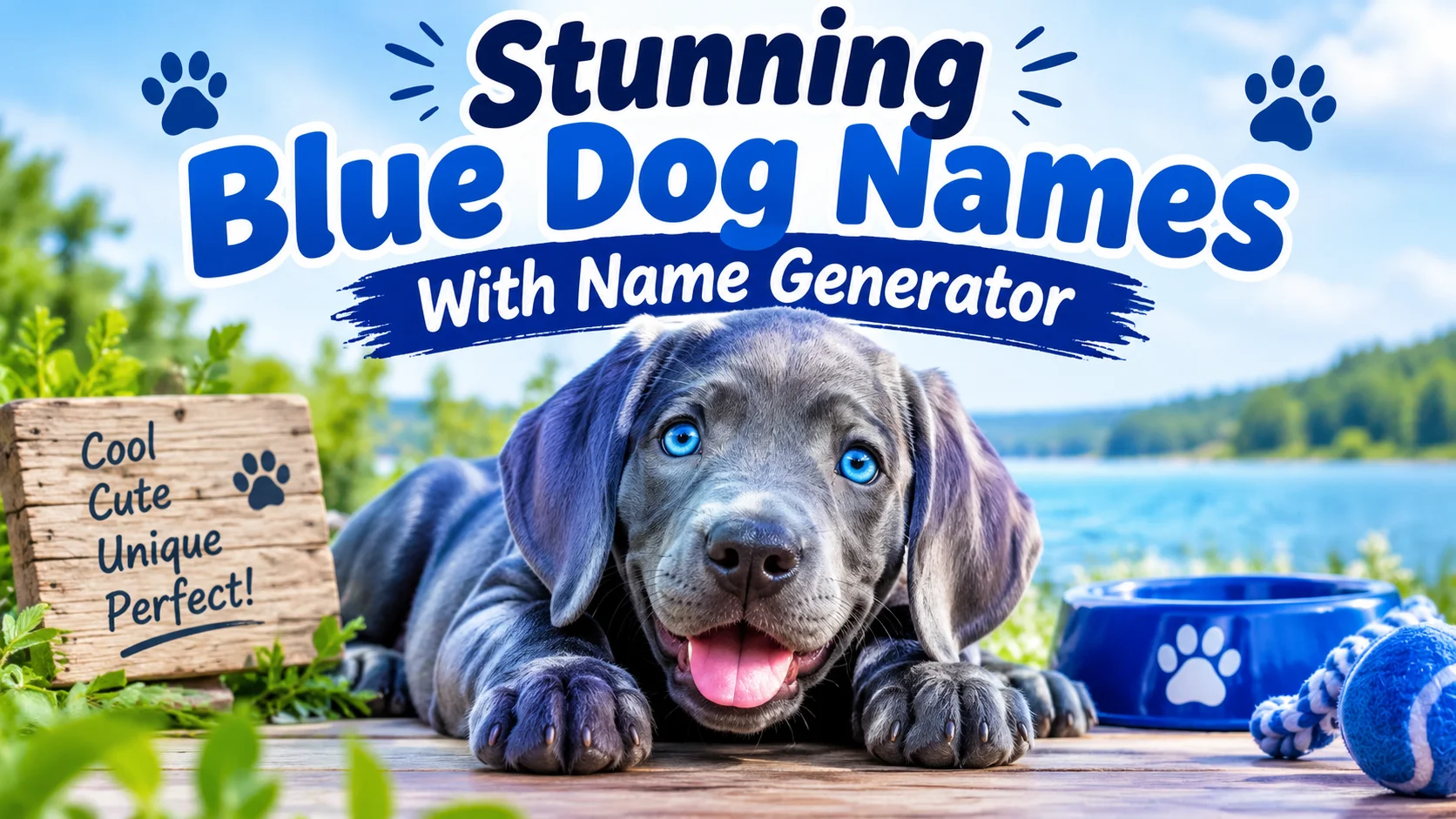 Stunning Blue Dog Names With Name Generator