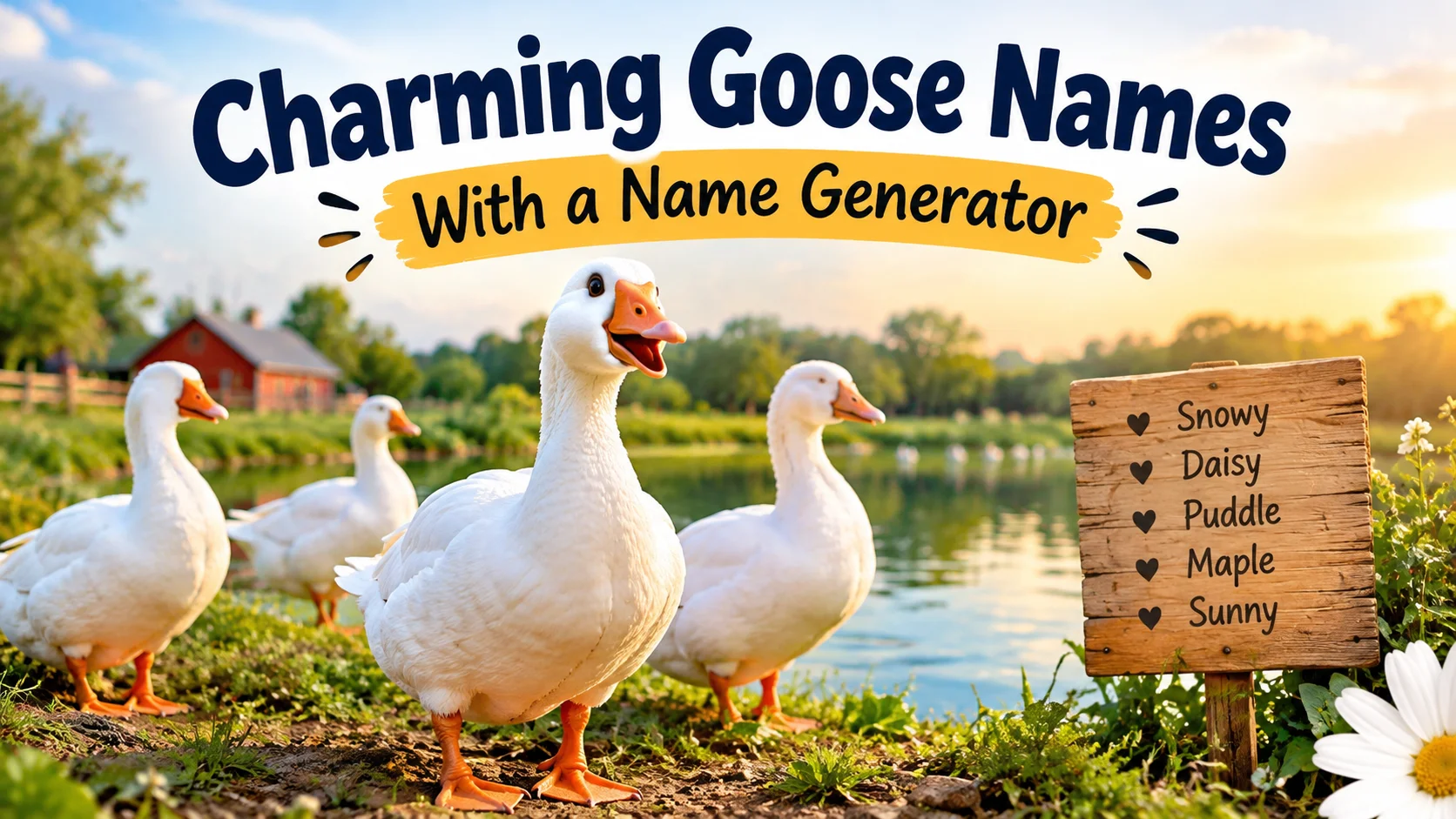 Charming Goose Names With a Name Generator