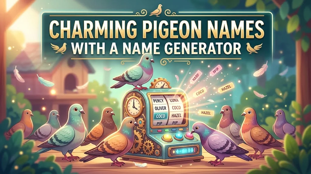 Charming Pigeon Names With a Name Generator