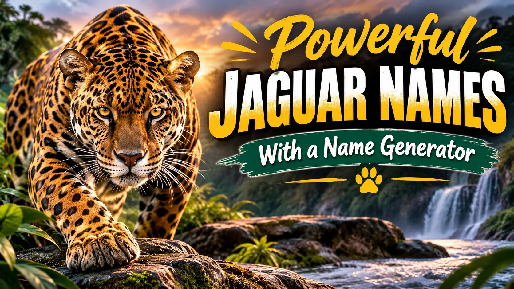 Powerful Jaguar Names With a Name Generator