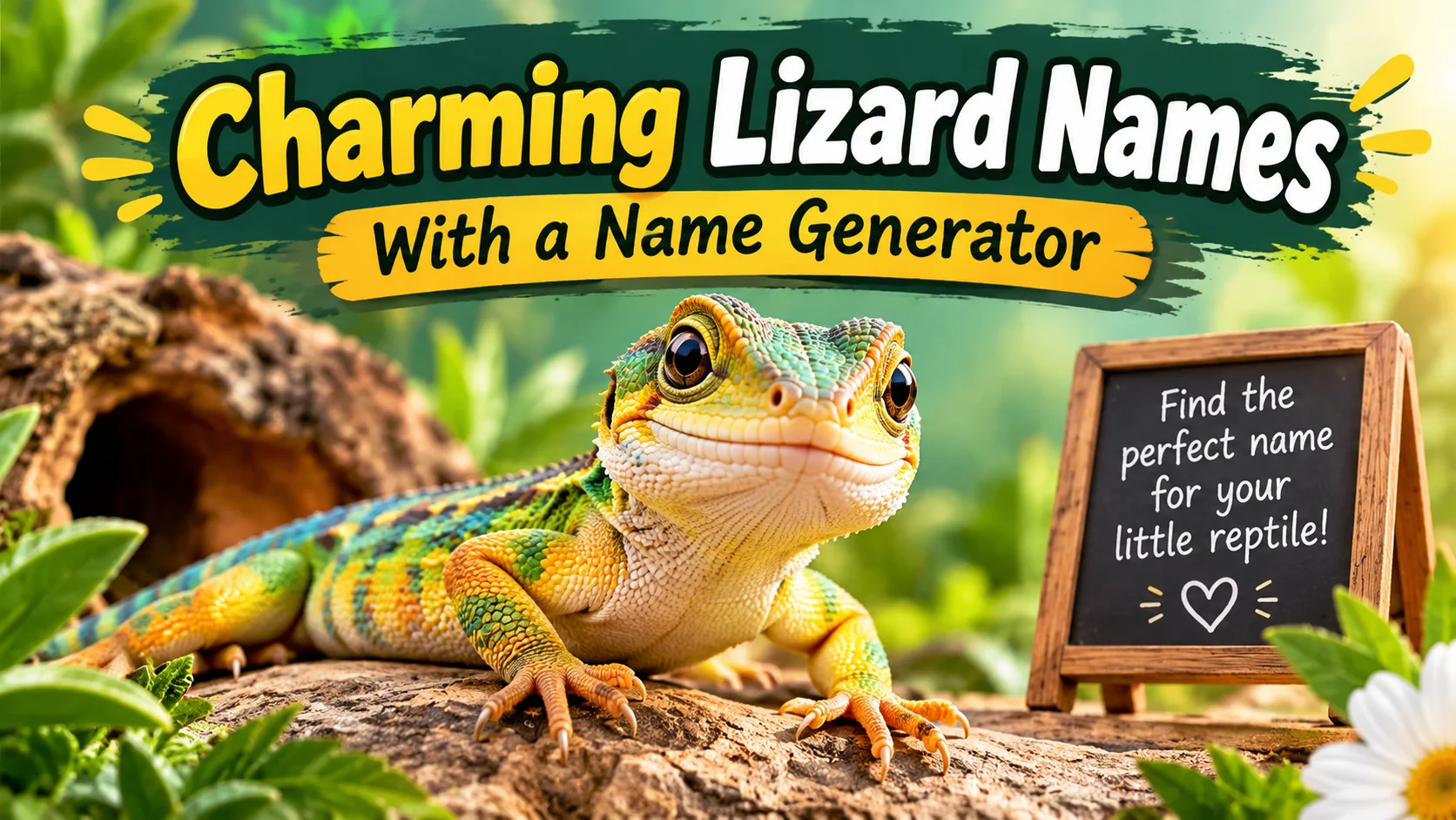 Charming Lizard Names With a Name Generator