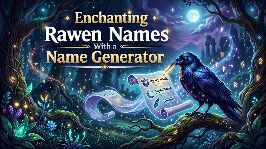 Enchanting Raven Names With a Name Generator