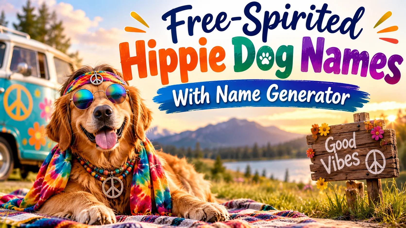 Spirited Hippie Dog Names With Name Generator