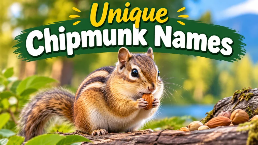 Unique Chipmunk Names