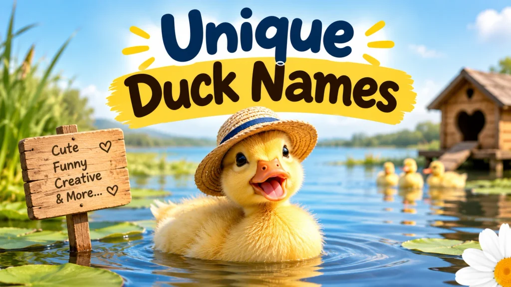 Unique Duck Names