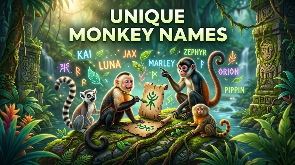Unique Monkey Names