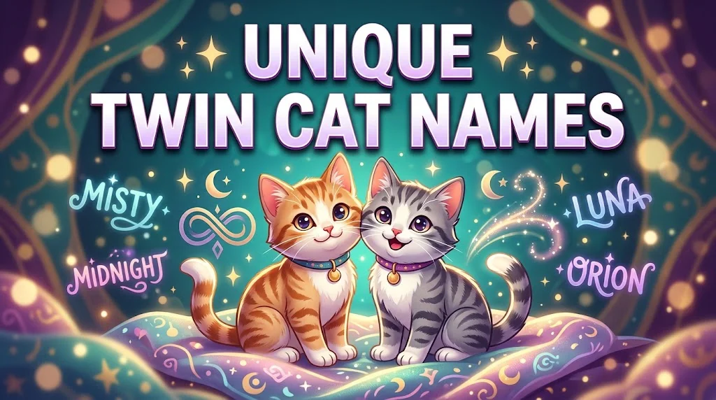 Unique Twin Cat Names
